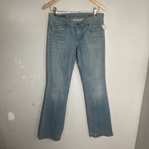 citizens of humanity kelly 001 stretch low rise bootcut jeans woman's 28